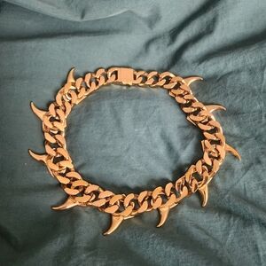 Vitaly Ransom Necklace – 50 cm, Like New, Stainless Steel in Gold Color